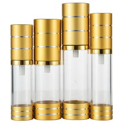 良い価格 25/32mm 直径 15ml 20ml 30ml 40ml 50ml 円形空気のないボトル 化粧品のパッケージ オンライン