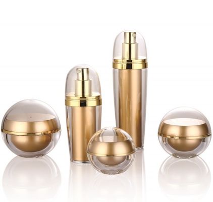 良い価格 PPボディ素材 アクリルボール形 空気のないボトル 30ml 50ml 美容用品用 オンライン