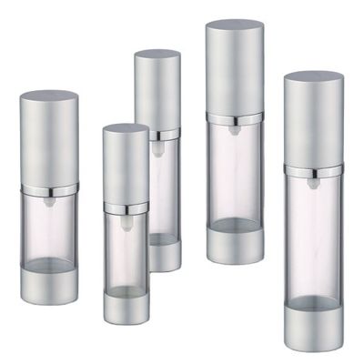良い価格 PP コラー 15ml 20ml 30ml 40ml 50ml ポンプスプレー付き,シリンダー形の空気のないボトル オンライン