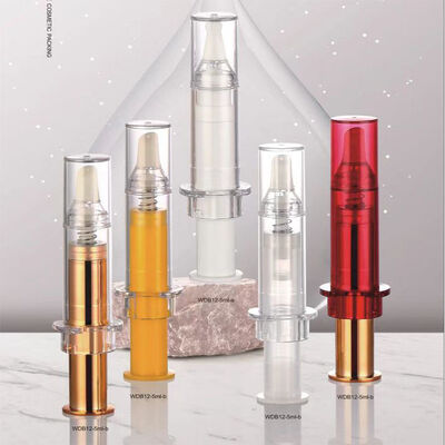 お買い得 10ml Custom Color Leak Proof Airless Syringe Bottle for Eye Serum Face Cream Cosmetic Packaging オンライン